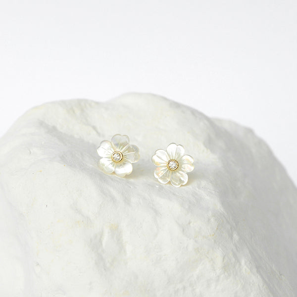 Apple Blossom Flower earrings