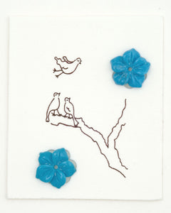 Turquoise Flower earrings