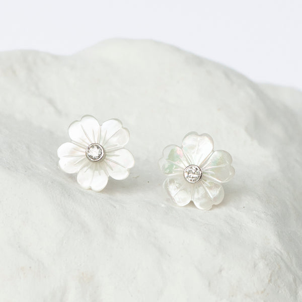 Apple Blossom Flower earrings